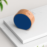 Load image into Gallery viewer, Wood Grain Bluetooth Speaker | Blue Face
