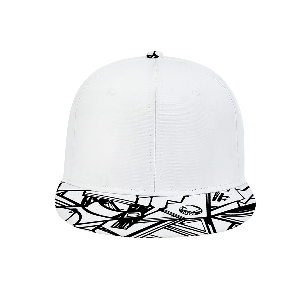 "Ecliptic" Flat Baseball Cap Hat Adjustable Classic Apparel Accessory  Jasmine Jackson Artwork FREEBRD Original "Ecliptic"  Clothing Apparel Accessory Baseball Hat