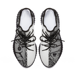 Load image into Gallery viewer, Jasmine Jackson Artwork #FREEBRD Original &quot;Ecliptic&quot; Printed on Textile vegan material lightweight breathable lace up shoes 
