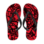 Load image into Gallery viewer, Super Red &quot;Zonch&quot; | Adult Flip-Flops

