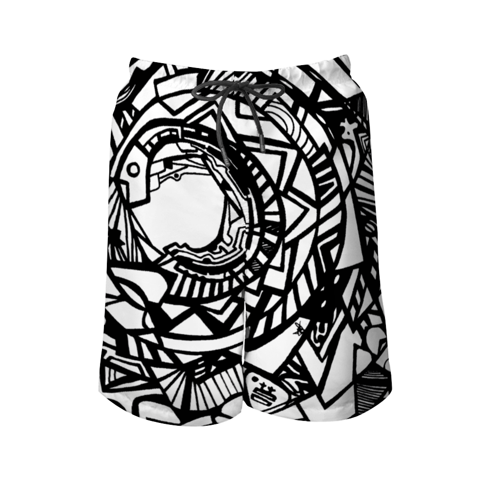 White "Zonch" | Swim Trunks