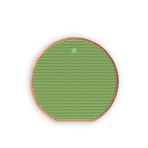 Green Face | Wood Grain Bluetooth Speaker