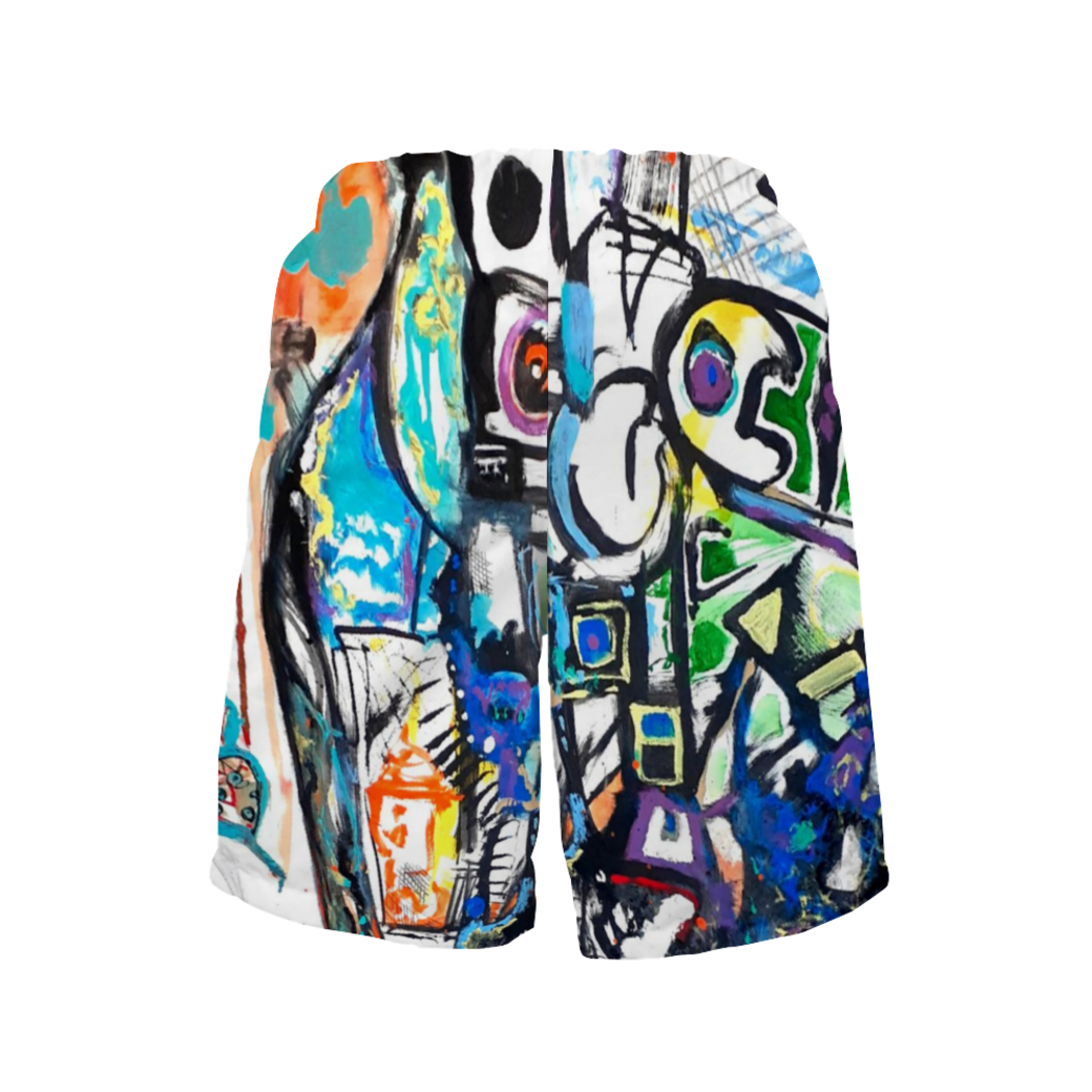 Jasmine Jackson Artwork FREEBRD Original "Frankly" Swim Trunks 