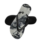 Load image into Gallery viewer, Jasmine Jackson Artwork #FREEBRD Original &quot;Lakia Lens&quot; Print on Adult Clothing Accessory Flip Flip Shoes  
